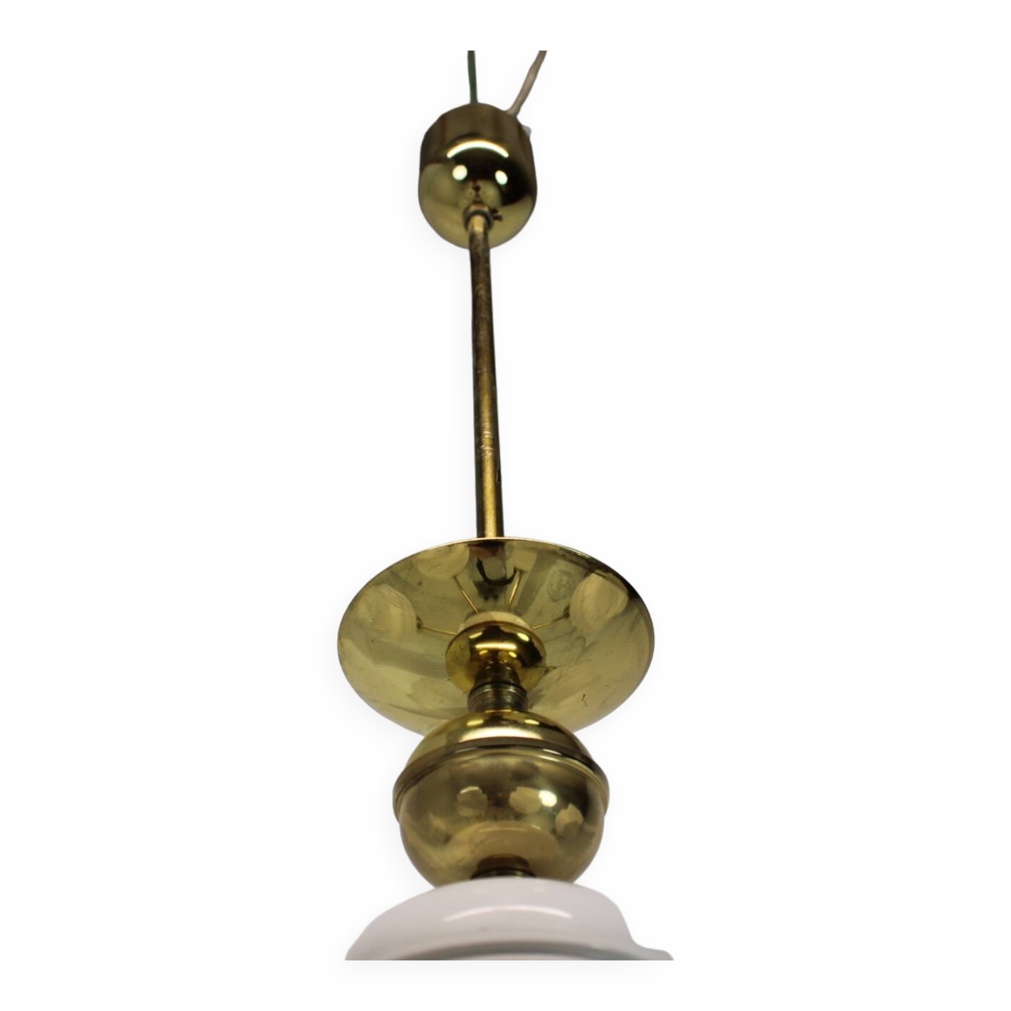 Golden Chandelier by Kamenicky Senov, 1970s, Czechoslovakia