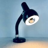 Mid-century blue Italian table lamp from the 1970s.