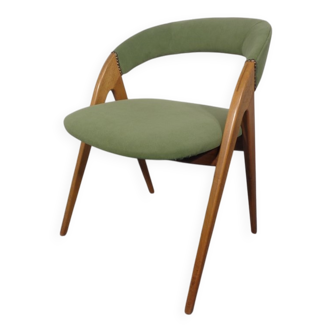 Beech chair in green, 1960s
