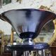 Art Deco floor lamp from the 1930s in wood and chrome.