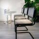 Chaise Cesca B32, noir et gris chiné, édition italienne
