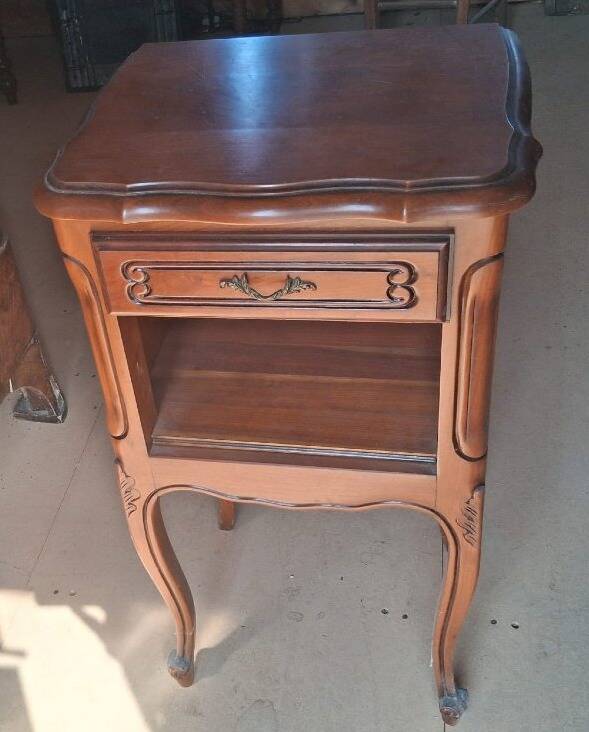 Pair of cherry wood bedside tables - 20th century