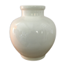 Vase boule ivoire