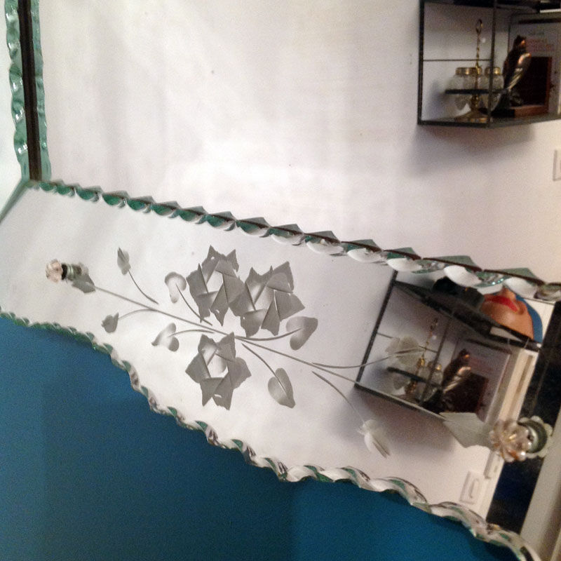 Rectangular Venetian mirror 57x56cm