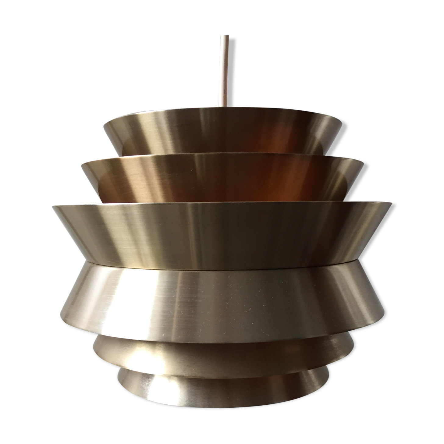 Brass hanging lamp by Carl Thore for Granhaga