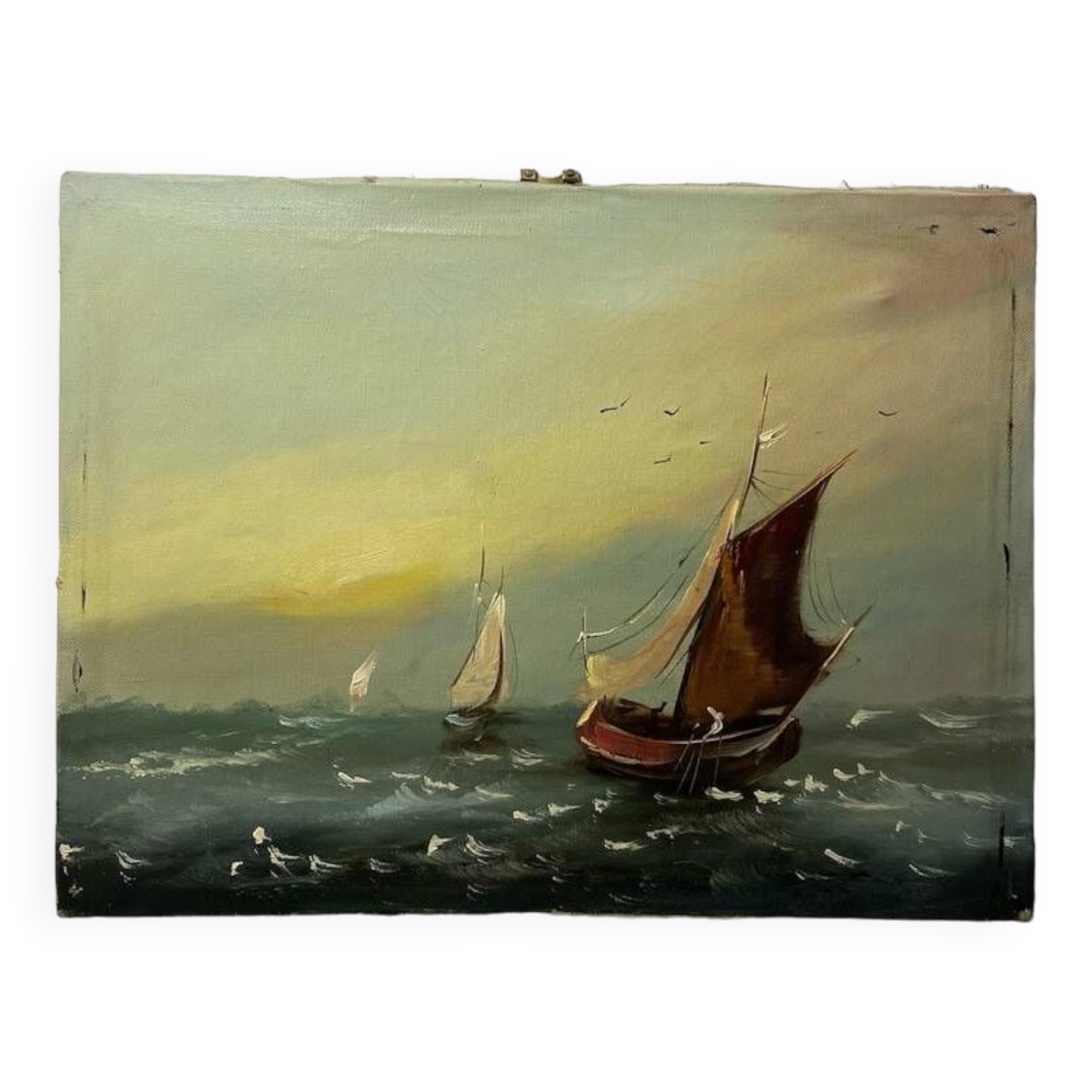 Old painting, Navy, signed, 60s/70s