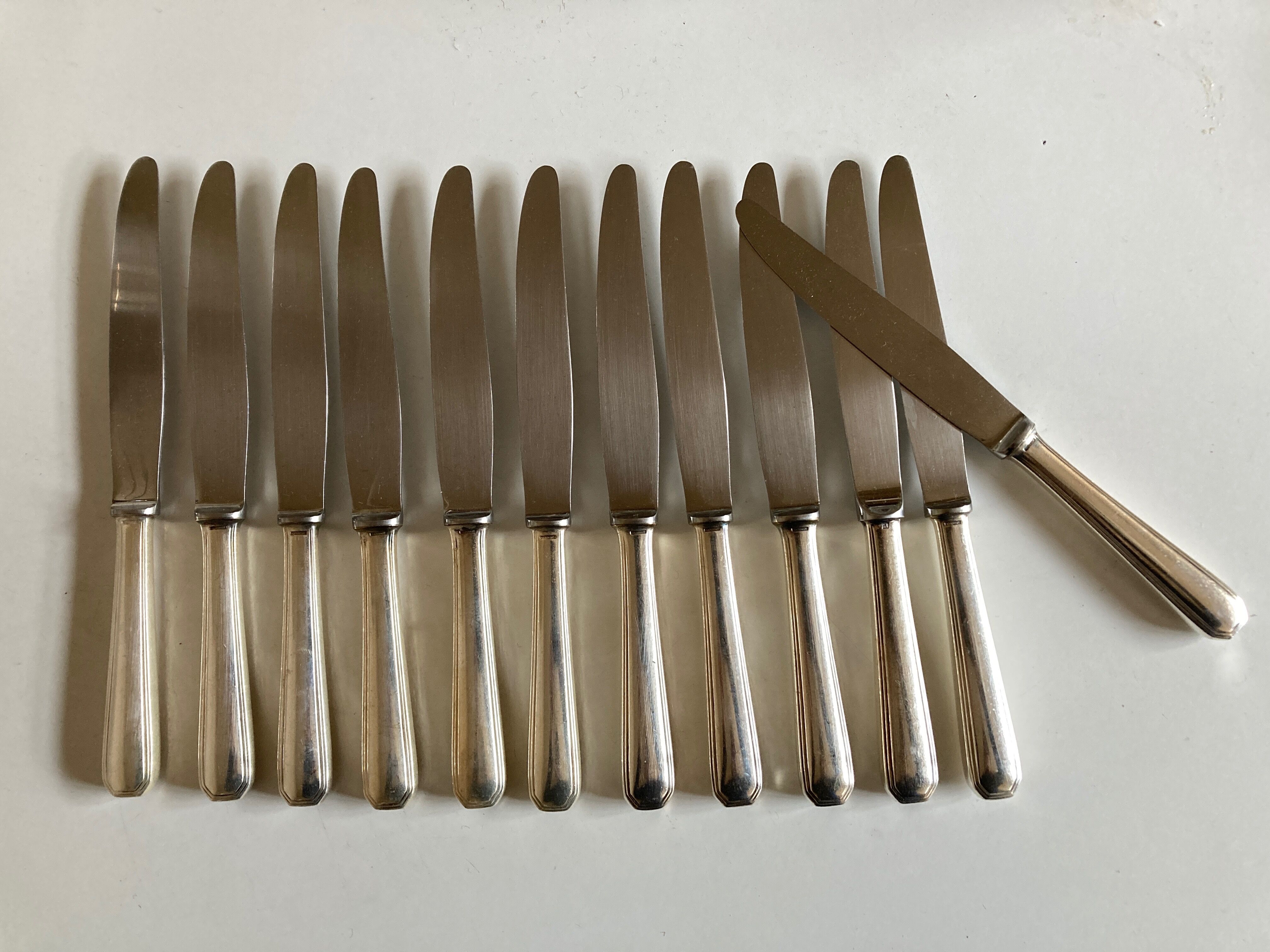 Set of 12 Christofle America knives