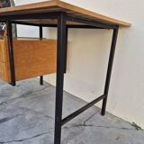 Vintage modernist design oak desk 1950s