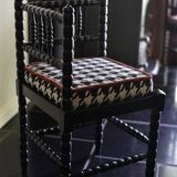 Wooden corner chairs