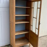 Art deco glass-glazed parisian wardrobe