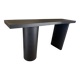 Console bois noir design