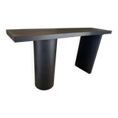Console bois noir design