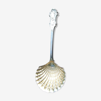 Strawberry spoon solid silver art nouveau