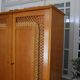 Cabinet vintage wood and rattan