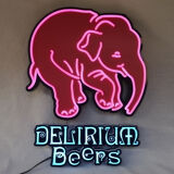 Neon sign Delirium Tremens