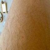 Lampadaire vintage Art déco en bois tourné