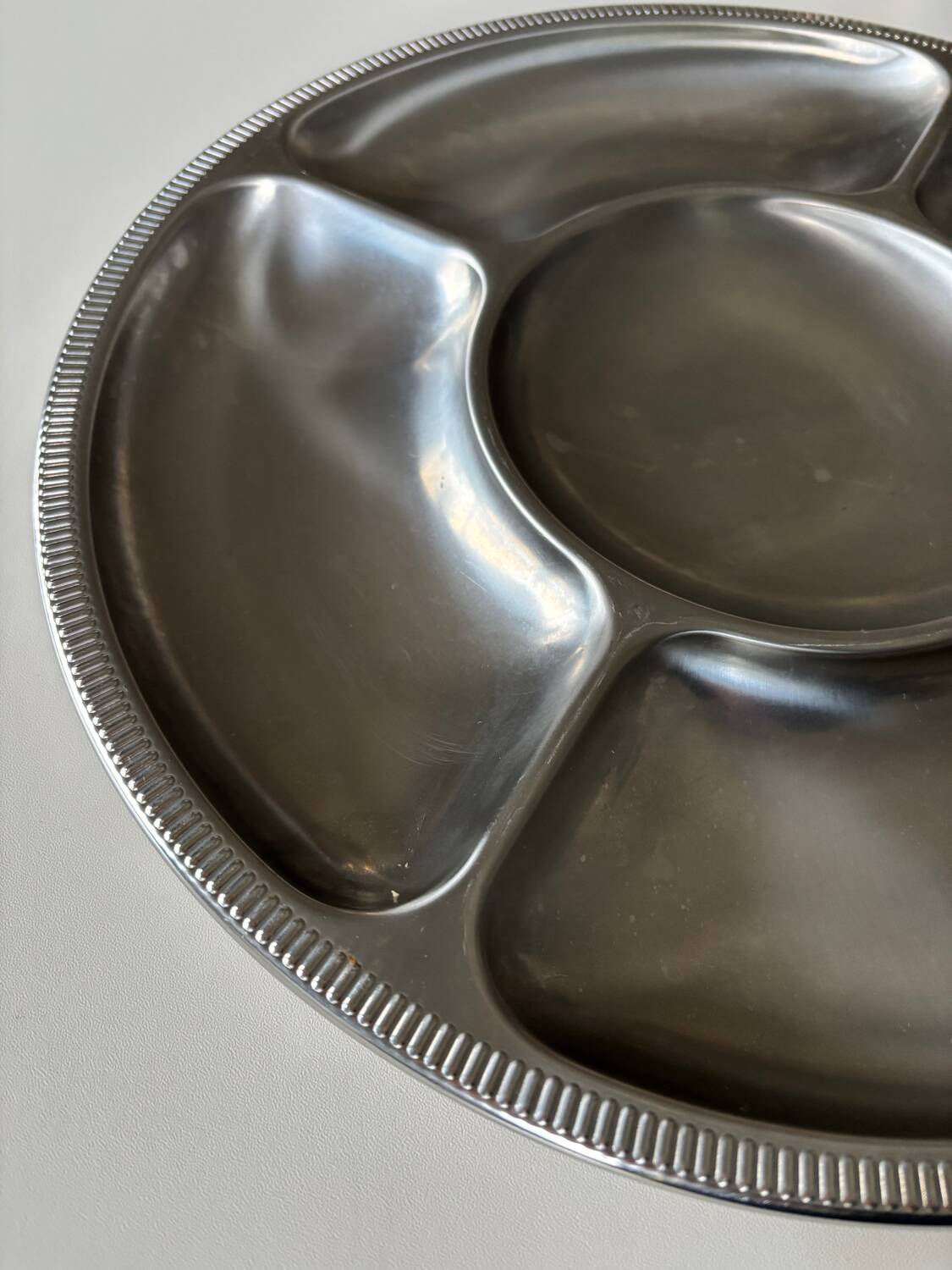 Stainless steel dish Jean Couzon