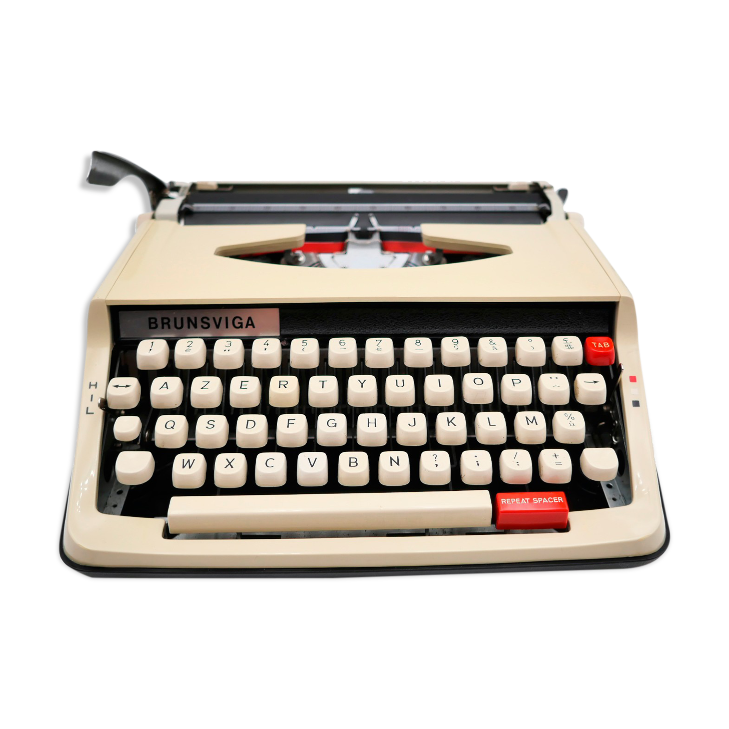 Brown brownsviga brother typewriter revised new ribbon