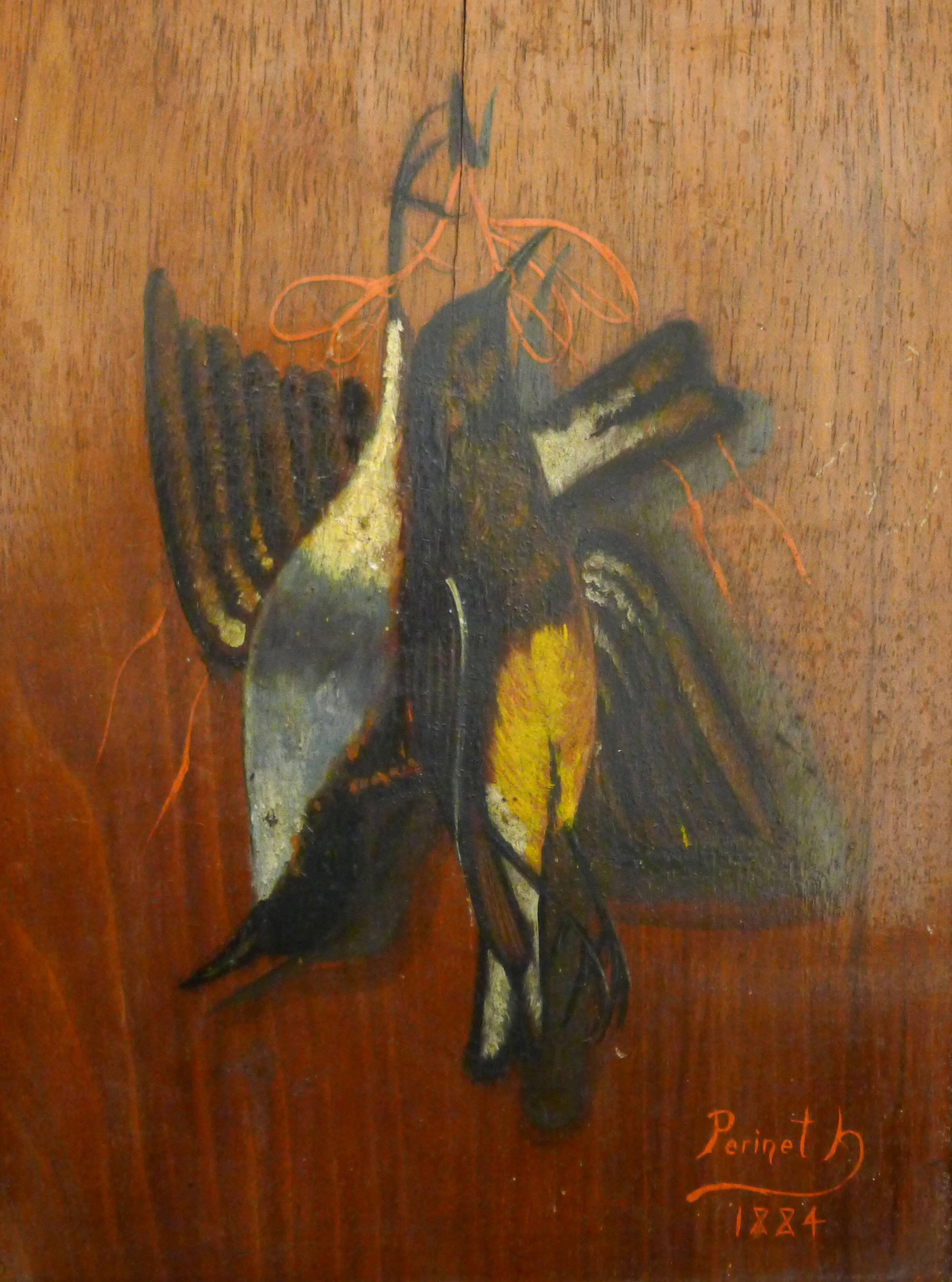 Painting Still Life Birds 1884