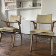 Pair of Bridge armchairs from the 1950s