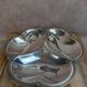 Antique hors d'oeuvre server Roux-Marquiand – Silver-plated – Swan decoration