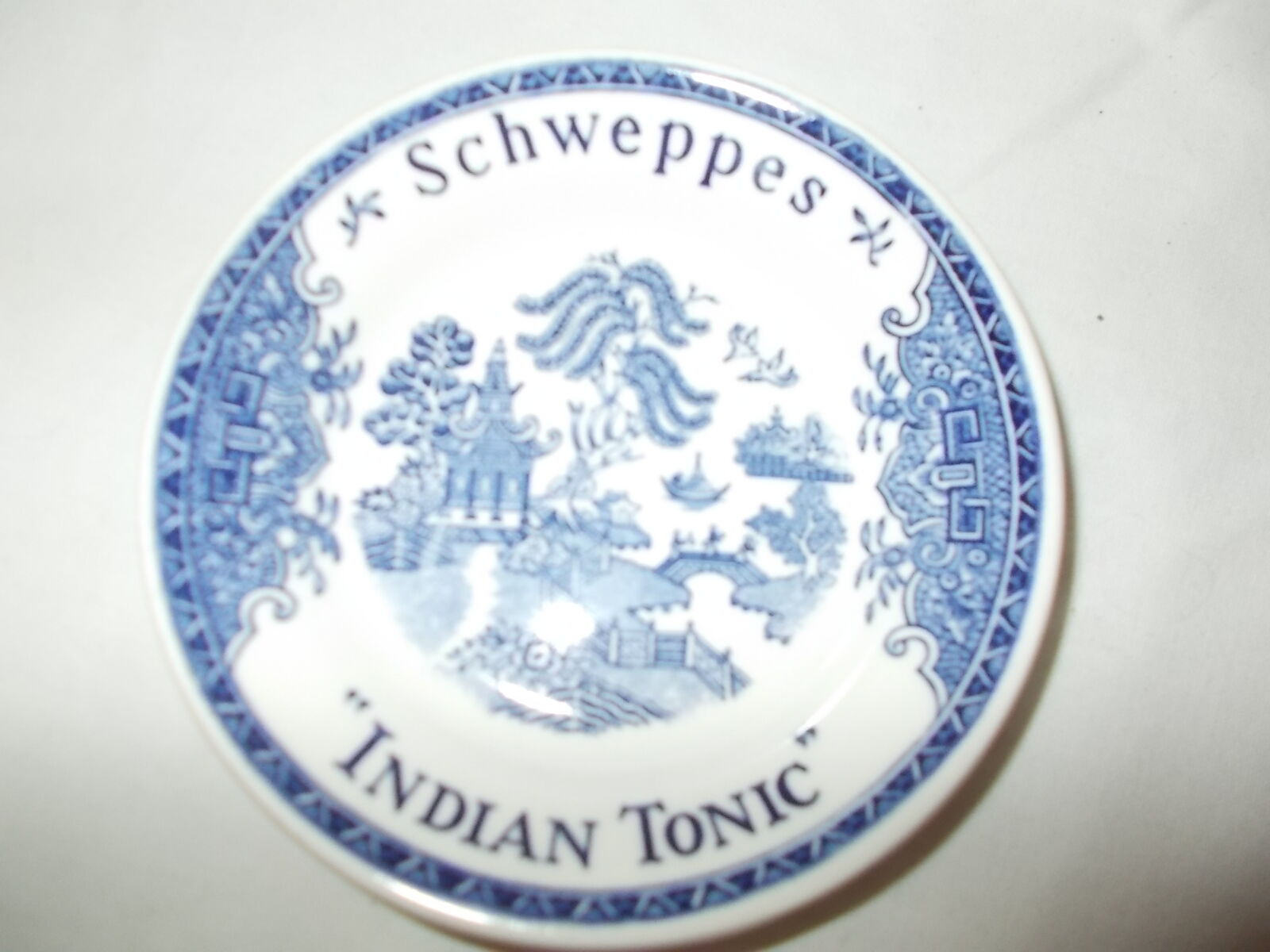 Schweppes advertising ashtray