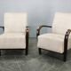 Pair of Kropáček & Kozelka Lounge Chairs for Interiér Praha, 1940s
