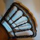 Chaise Napoleon III authentique assise cannage