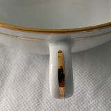 Service of 39 cups cups under pourer cups milk pot and sugar bernardaud porcelain Limoges