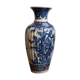 Vase chinois en blanc bleu