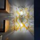 Pair of wall lights AV Mazzega Torciglione Murano