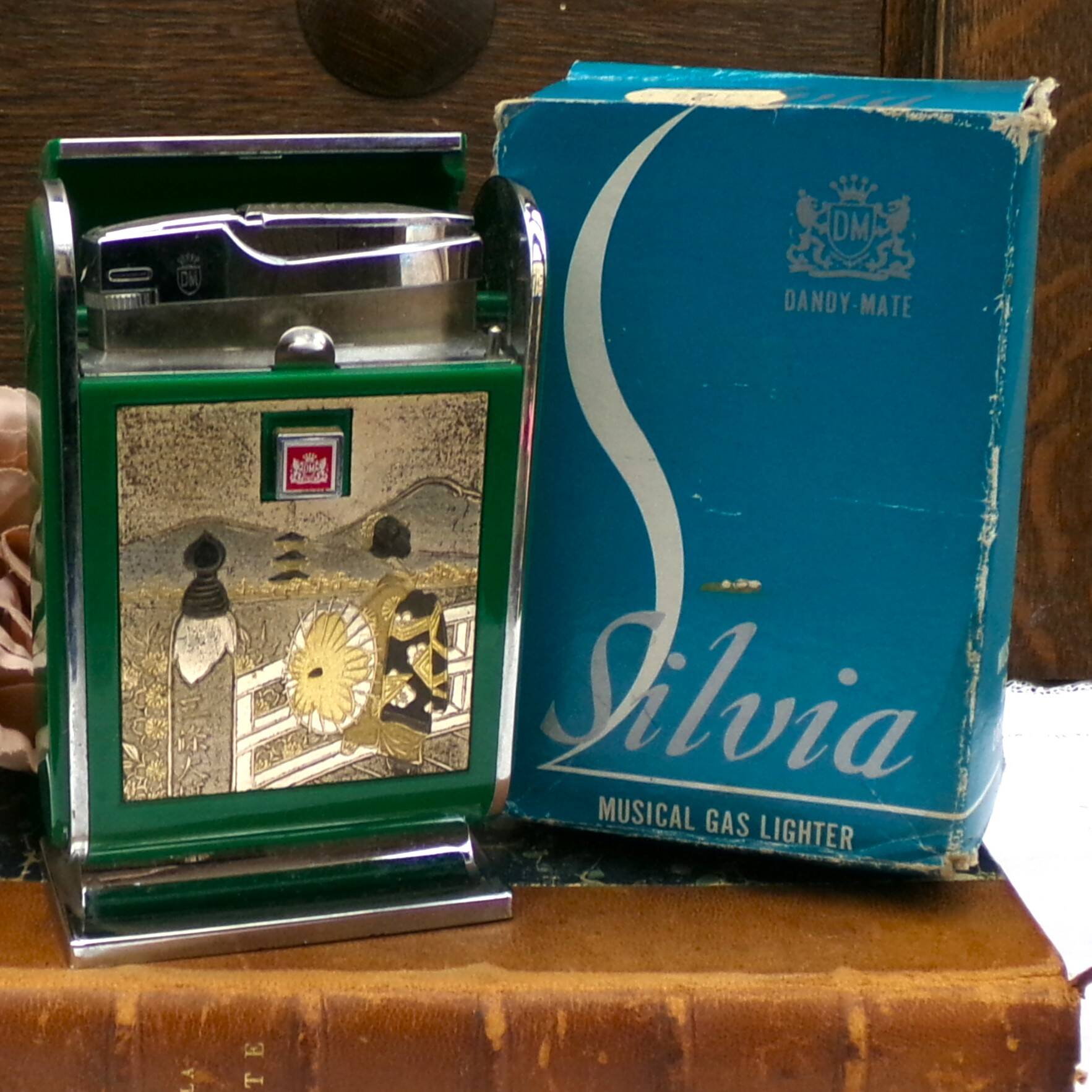 Briquet de table vintage Dandy Mate Silvia