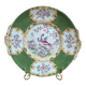 Mintons Green Cockatrice Cake Plate 4863 – Antique English Porcelain