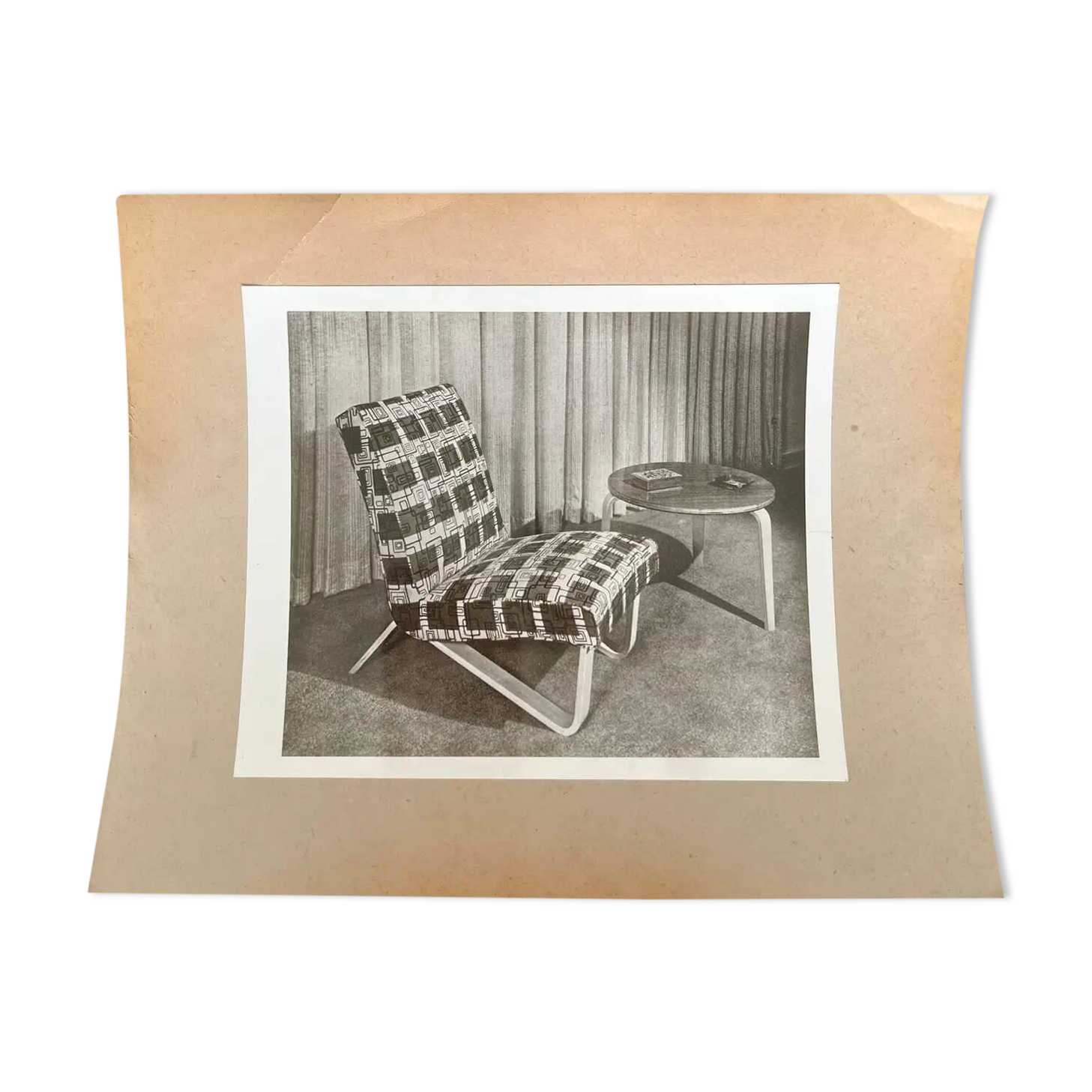 Photo originale du fauteuil Artek Pascoe / Suède - 1950