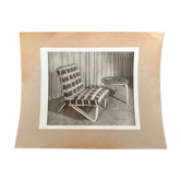 Photo originale du fauteuil Artek Pascoe / Suède - 1950