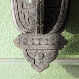 Napoleon III wall console in blackened wood