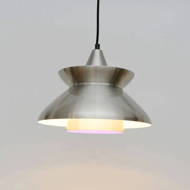Scandinavian lamp in a champagne gold shade, 1970s