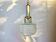 Small hobnail glass hanging lamp