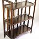 SHELF - BOOKCASE on legs in RATTAN