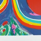 Claude bellegarde, untitled 2, 1991. original lithograph signed and numbered