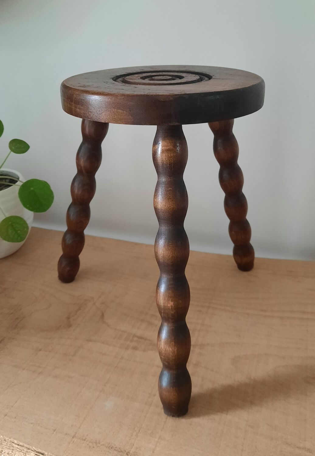 Tabouret Tripode bois