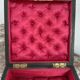 Jewelry box, Napoleon III, nineteenth century, cedar magnifying glass, rosewood, brass