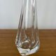 Soliflore vase H27cm signed Cristallerie Lorraine
