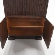 Vintage Brutalist Cabinet in Oak from Maison Aurora, Belgium, 1970s