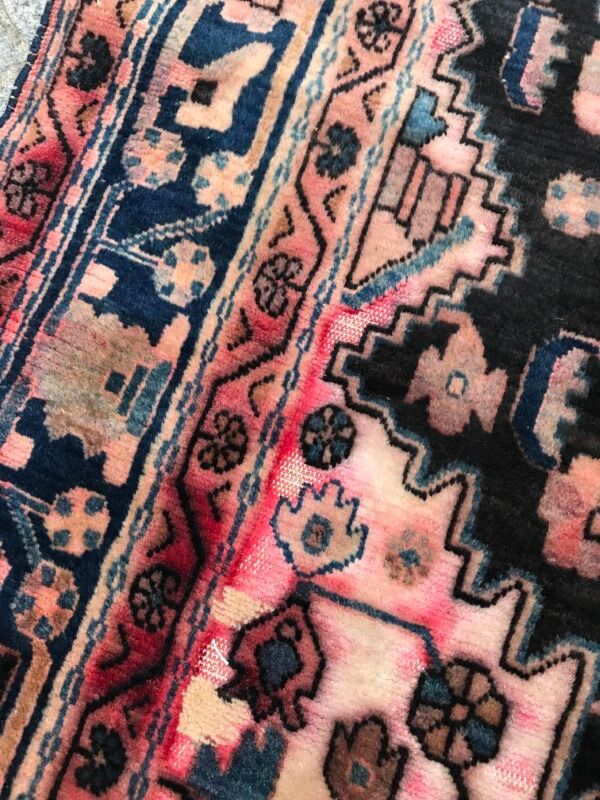 Carpet vintage Persian Hamadan done hand 155 X 262 CM