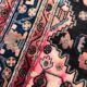 Carpet vintage Persian Hamadan done hand 155 X 262 CM