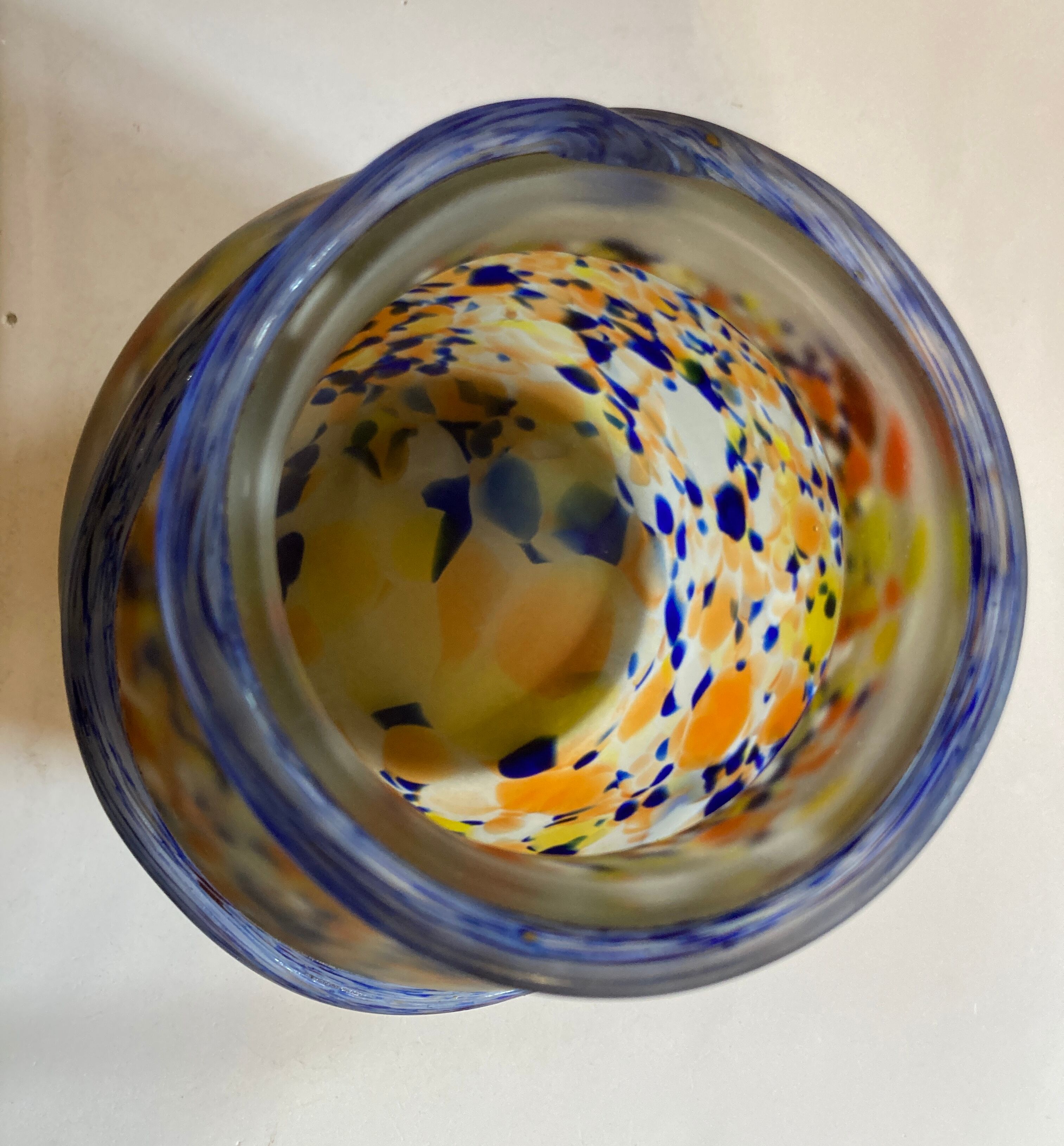 Art Deco vase in glass paste - Muller Frères Luneville