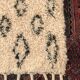 Small and thick beni ouarain berbere carpet