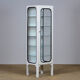 Vintage Iron And Glass Medical Cabinet, 1970s