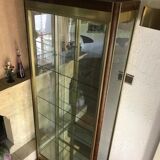 Lot gilded showcases and wood 70s